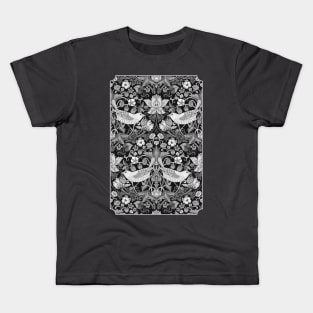 Berry Bandit in Black and White Kids T-Shirt